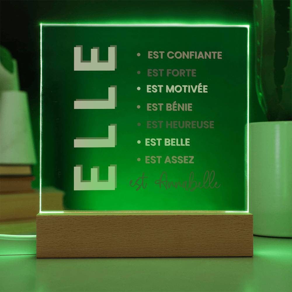 Cadeau de motivation personnalisé | Plaque personnalisée