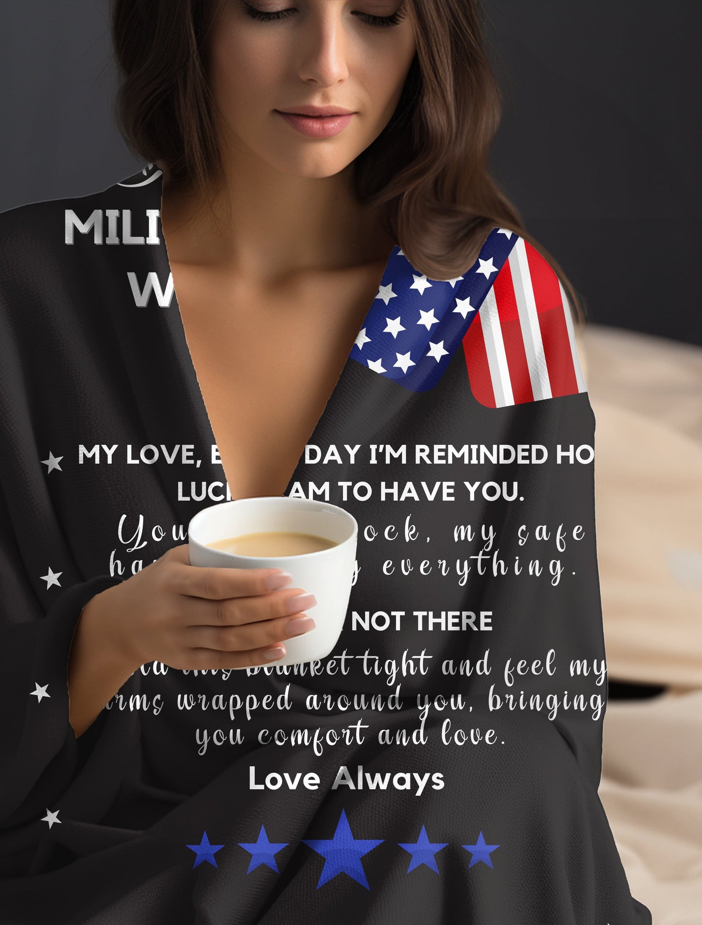 Army Wife Blanket – Cozy Tribute for the Hero Behind the Hero