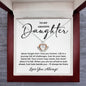 To My Amazing Daughter Crown Necklace