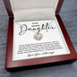 To My Amazing Daughter Crown Necklace