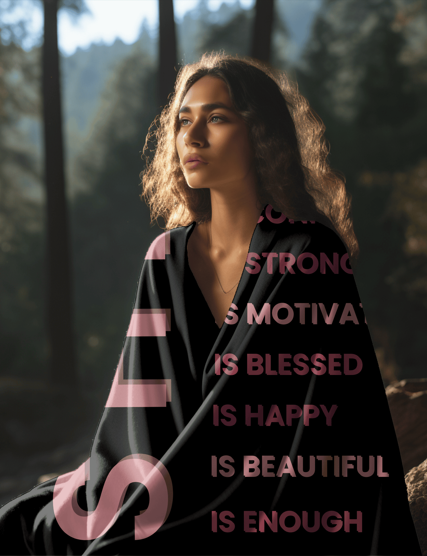 Plush Fleece Blanket Empowered Women