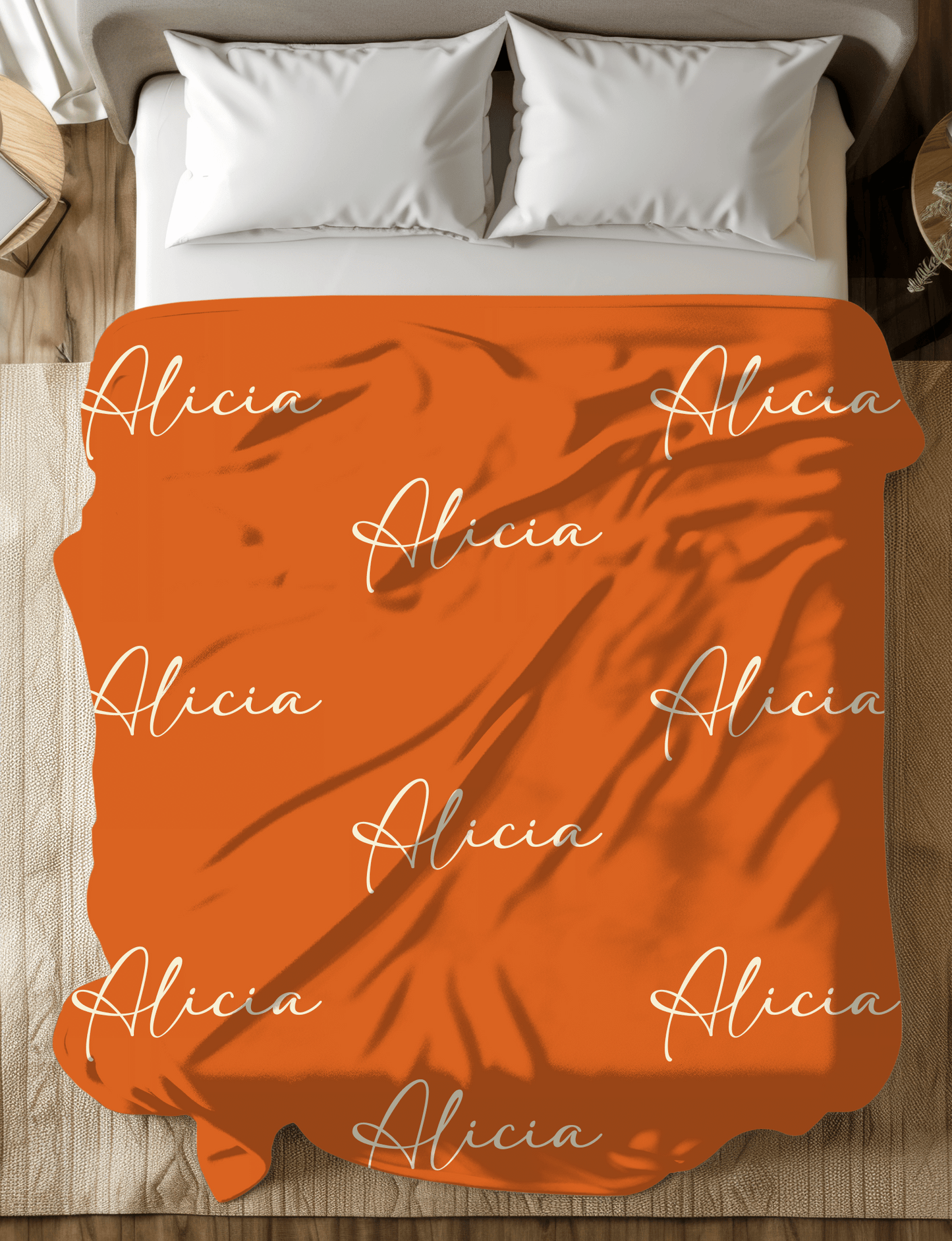 Name Plush Fleece Blanket