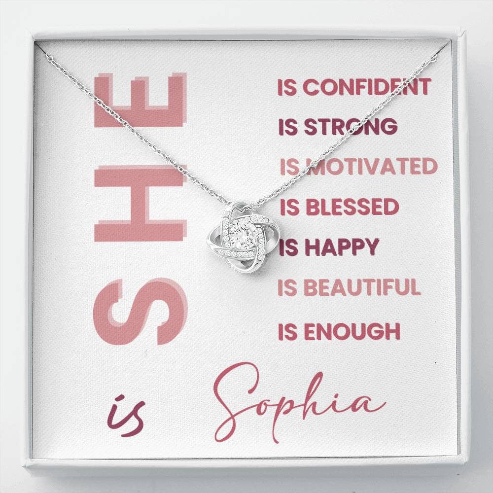 Love Knot Necklace | Empowering Gift for He