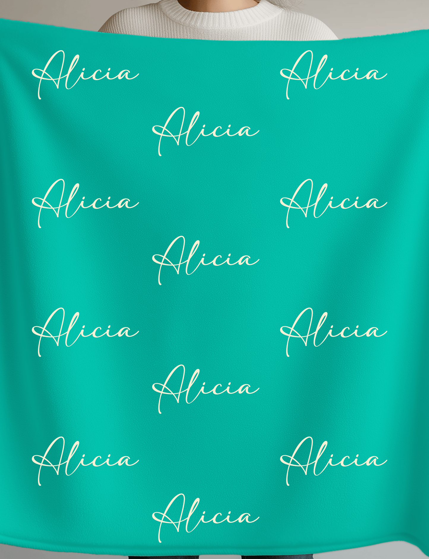 Name Plush Fleece Blanket