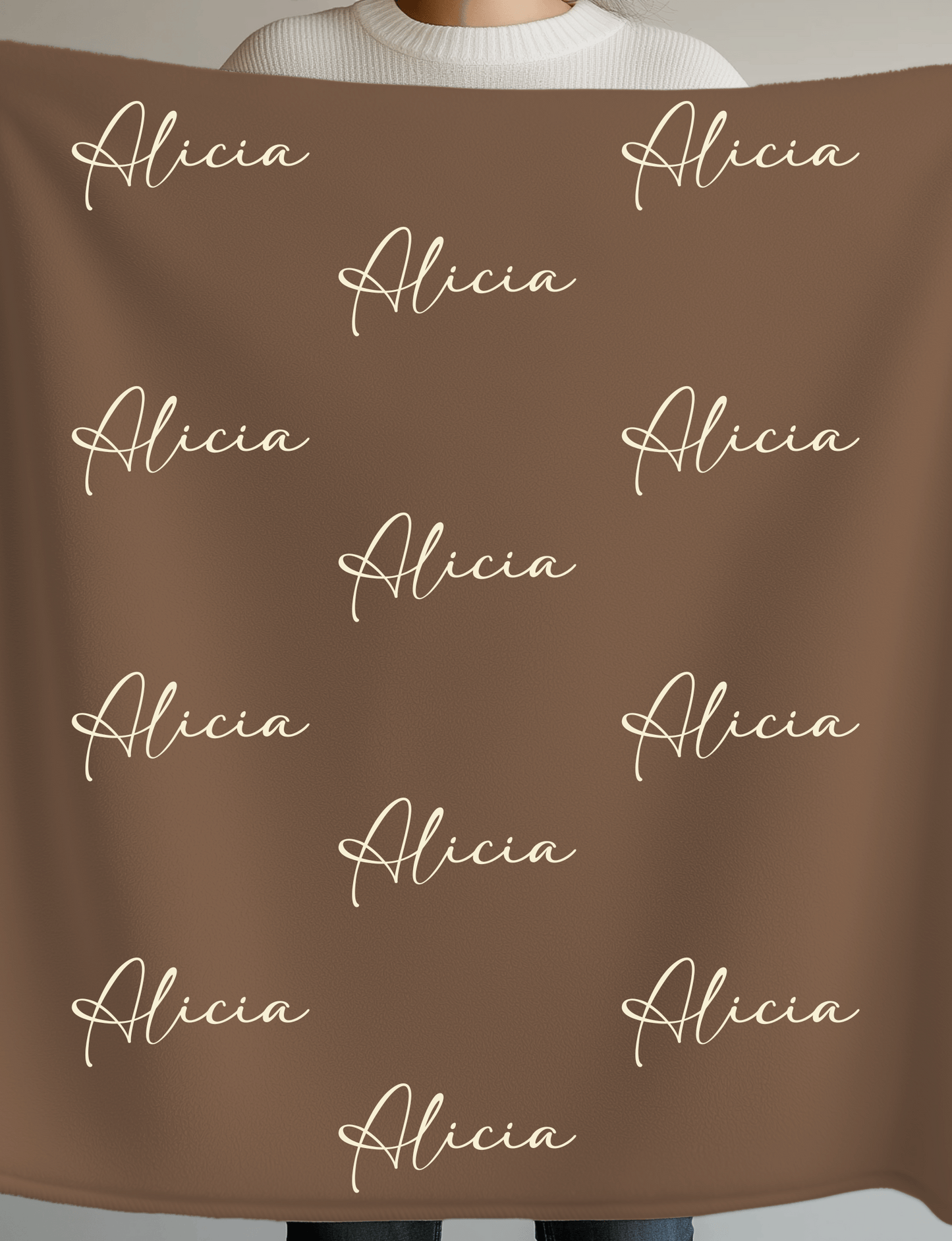 Name Plush Fleece Blanket