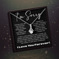 "I'm Sorry" Necklace 14K/18K Gold – Gift for Wife, Girlfriend