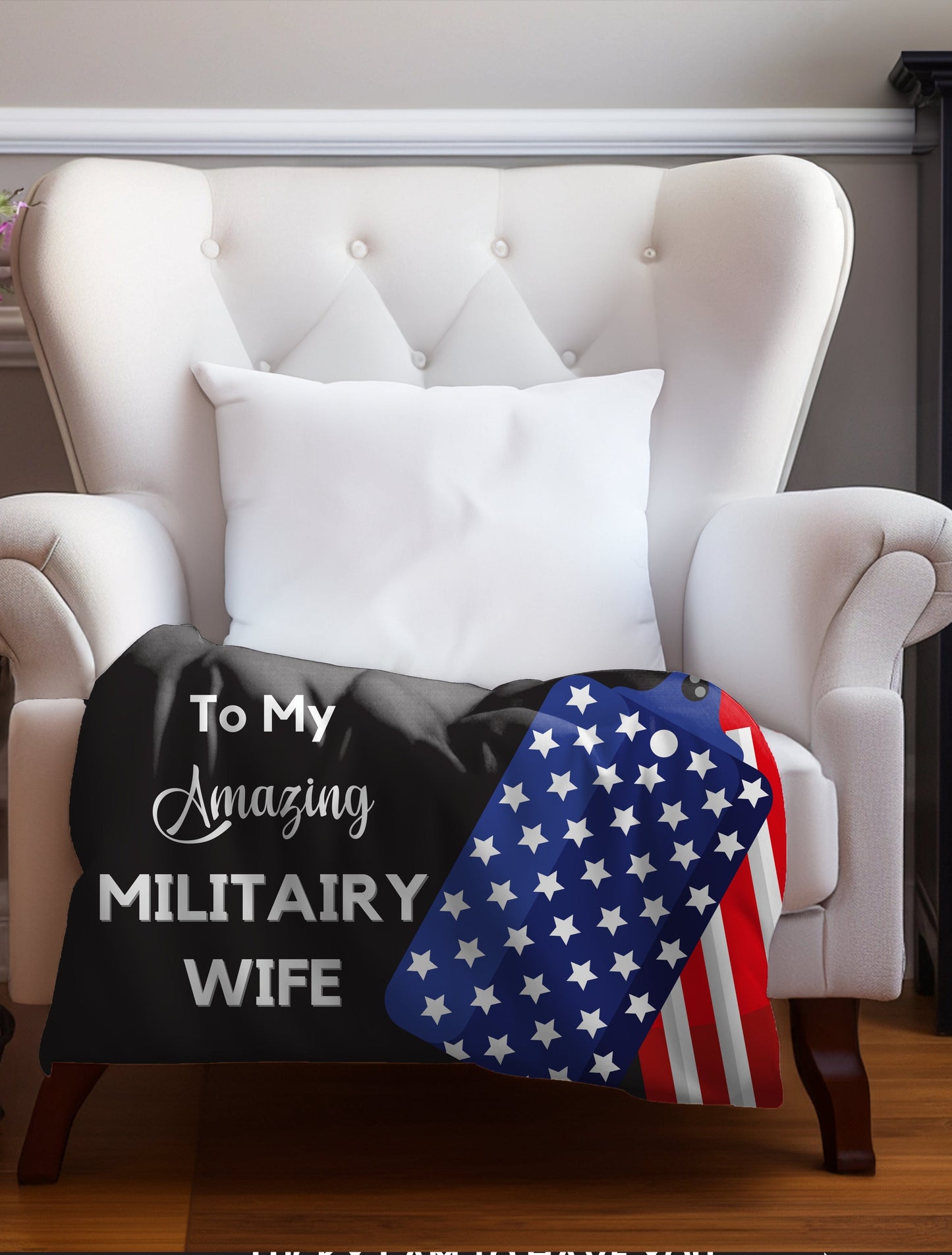 Army Wife Blanket – Cozy Tribute for the Hero Behind the Hero