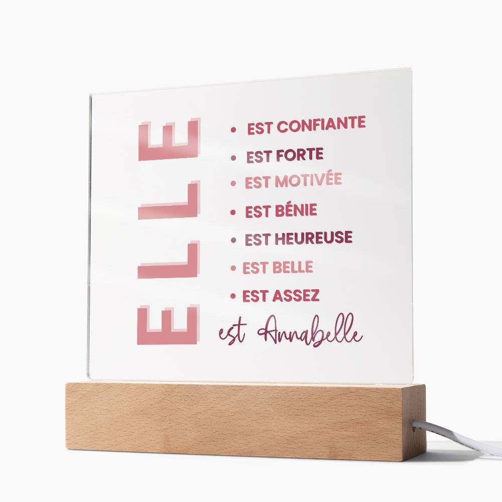 Cadeau de motivation personnalisé | Plaque personnalisée