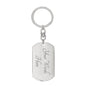 Best Gift For Son From Mom - Dog Tag Keychain