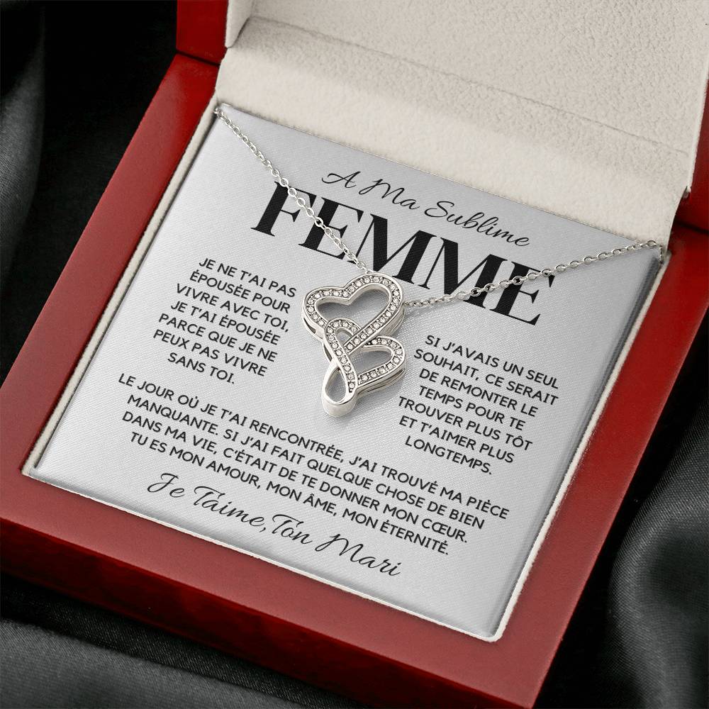 Collier Cœur à Cœur pour Épouse – Un Cadeau Émotionnel et Inoubliable