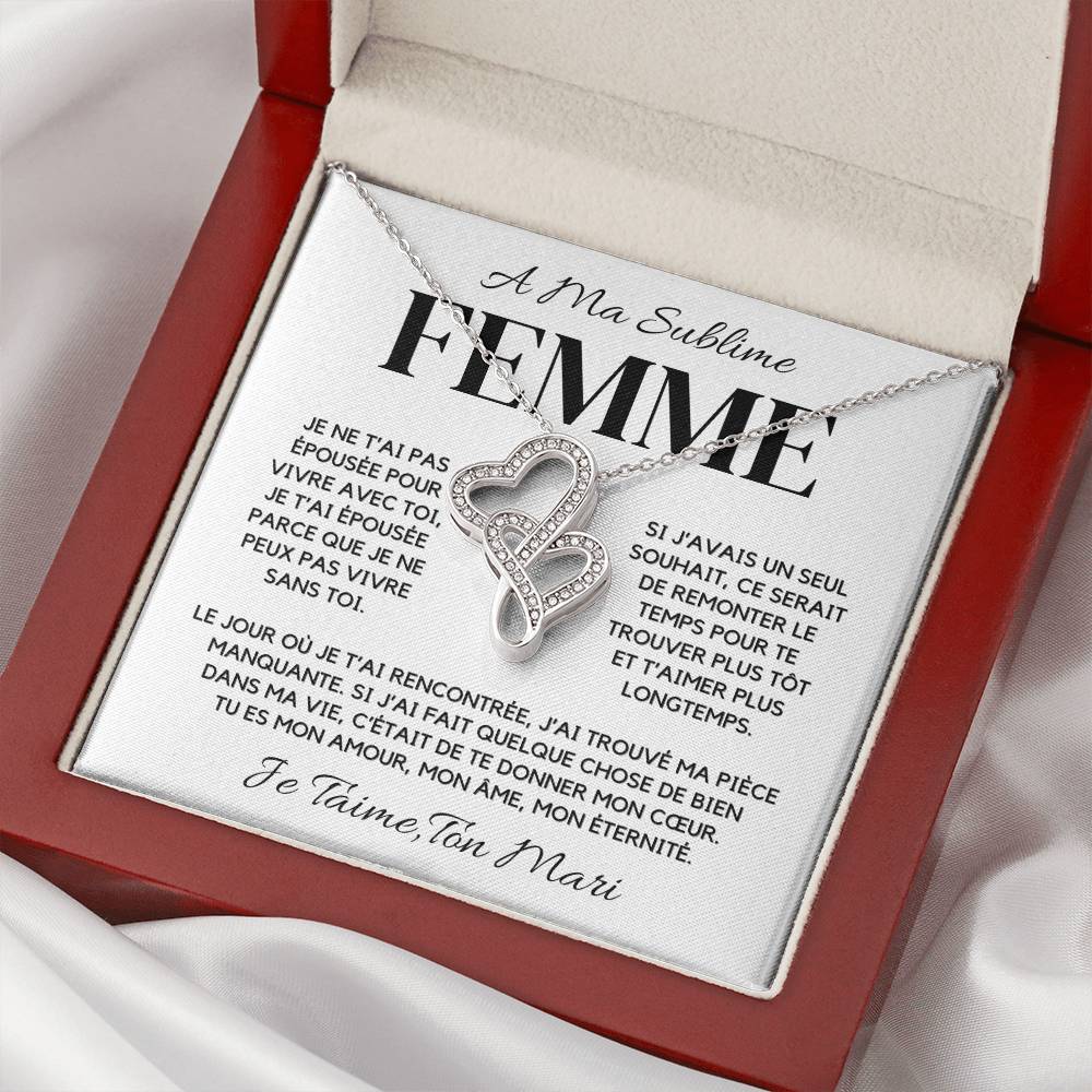 Collier Cœur à Cœur pour Épouse – Un Cadeau Émotionnel et Inoubliable