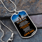 To My Dad From Son Dog Tag