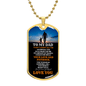 To My Dad From Son Dog Tag