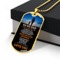 To My Dad From Son Dog Tag