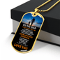 To My Dad From Son Dog Tag