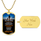 To My Dad From Son Dog Tag
