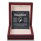 To Amazing daughter Heart Necklace