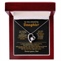 To My Amazing Daughter – Forever Love Necklace from Dad