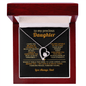 To My Precious Daughter – Heart Necklace from Dad