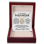 To My Daughter From Dad – Heart Necklace
