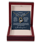 To My Bonus Daughter Pendant – 14K White or 18K Yellow Gold Finish