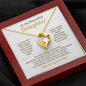 To My Beautiful Daughter – Heart Necklace from Dad