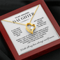 Forever Love Necklace – Heart Pendant Gift for Daughter from Mom