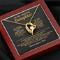 To My Amazing Daughter – Forever Love Necklace from Dad