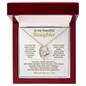 To My Beautiful Daughter – Heart Necklace from Dad