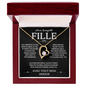 Collier A Ma Fille Forever Love
