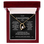Forever Love Necklace for Daughter from Mom