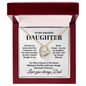 To My Daughter From Dad – Heart Necklace
