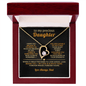 To My Precious Daughter – Heart Necklace from Dad