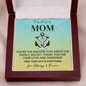 Anchor Necklace For Mom - Anchor of Our Home