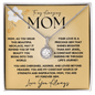 To My Mom Eternal Hope Necklace