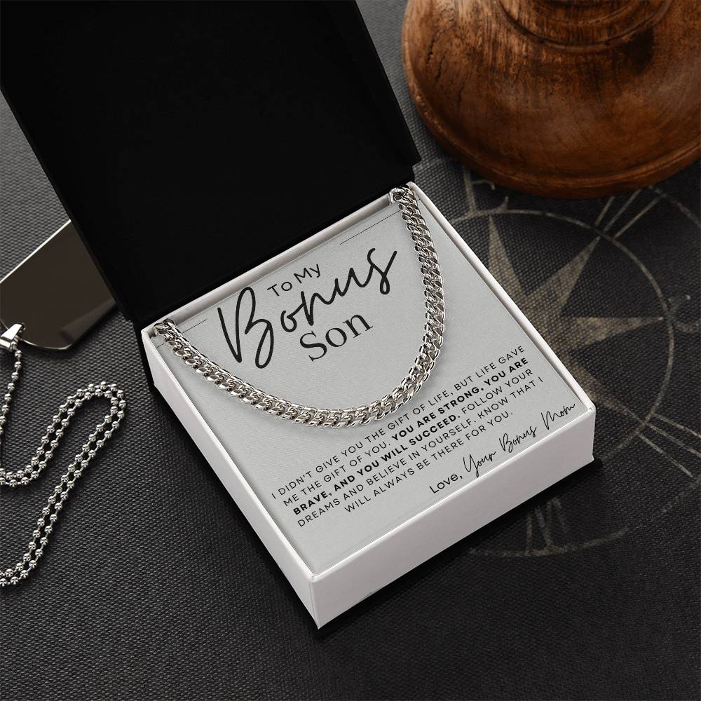 Stepson - Bonus Son Gift - Cuban Link Chain