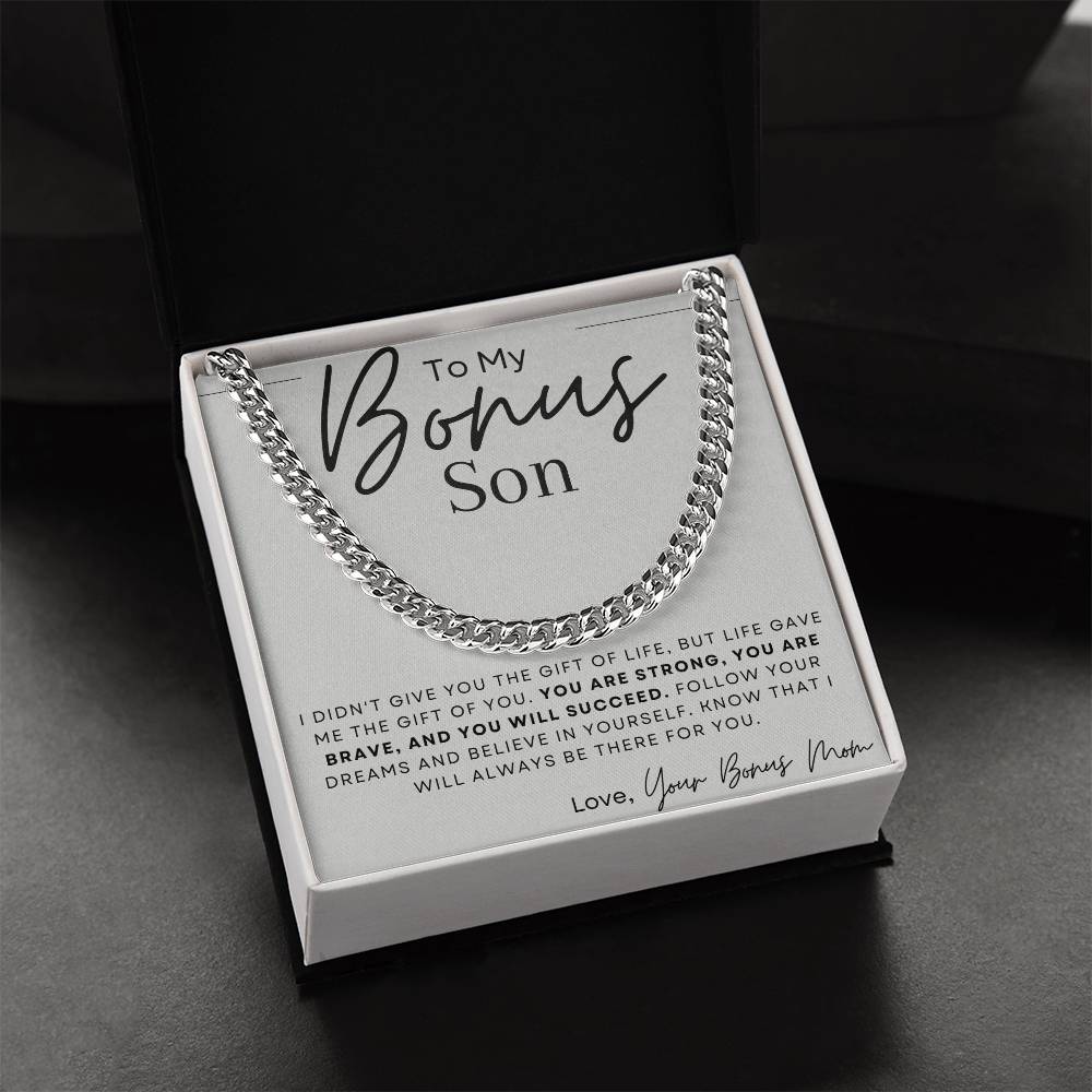 Stepson - Bonus Son Gift - Cuban Link Chain
