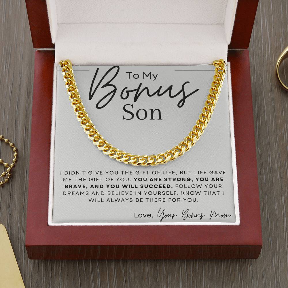 Stepson - Bonus Son Gift - Cuban Link Chain