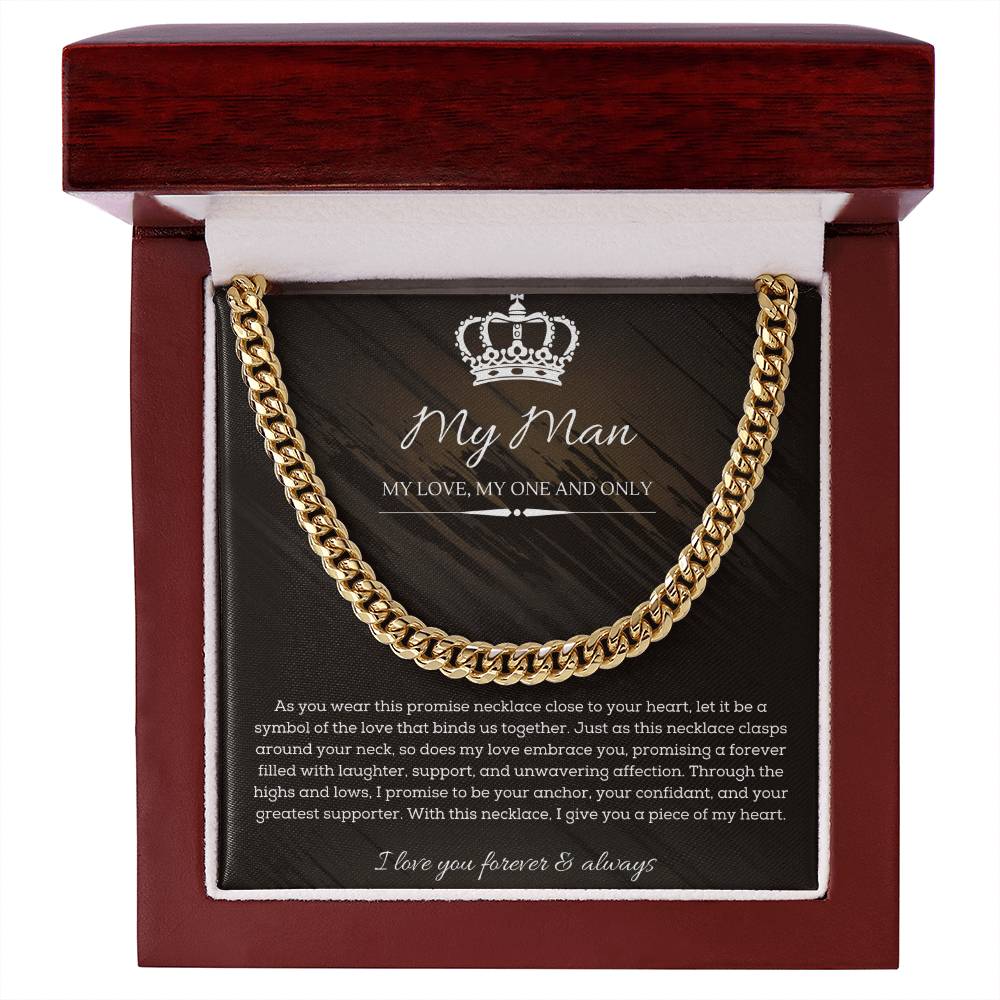 Collier De Promesse Pour Lui - A Mon Homme - Ame Soeur