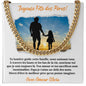 collier en or pour papa de ca fille