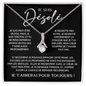 Collier d'Excuses - "Je Suis Désolé" en Or 14K/18K