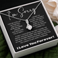 "I'm Sorry" Necklace 14K/18K Gold – Gift for Wife, Girlfriend