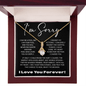 "I'm Sorry" Necklace 14K/18K Gold – Gift for Wife, Girlfriend