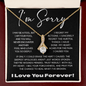 "I'm Sorry" Necklace 14K/18K Gold – Gift for Wife, Girlfriend