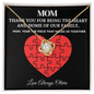 Mom Necklace - Heart and Home
