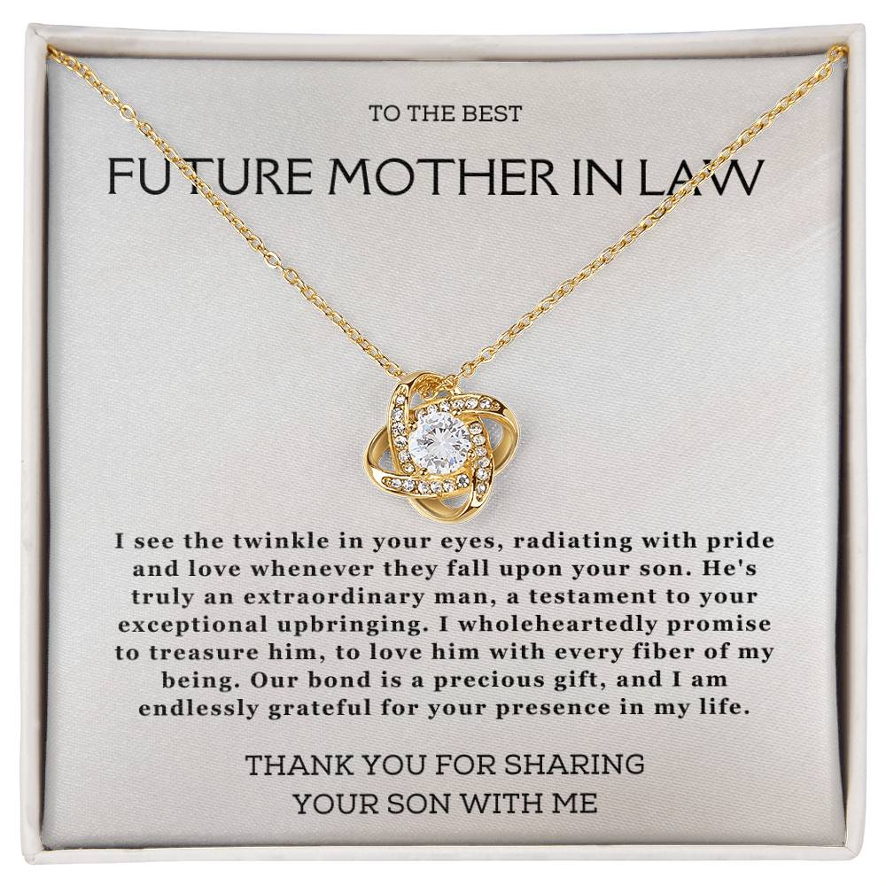 Mother in Law Necklace - Gift for Future Mother in Law - Wedding Jewelry