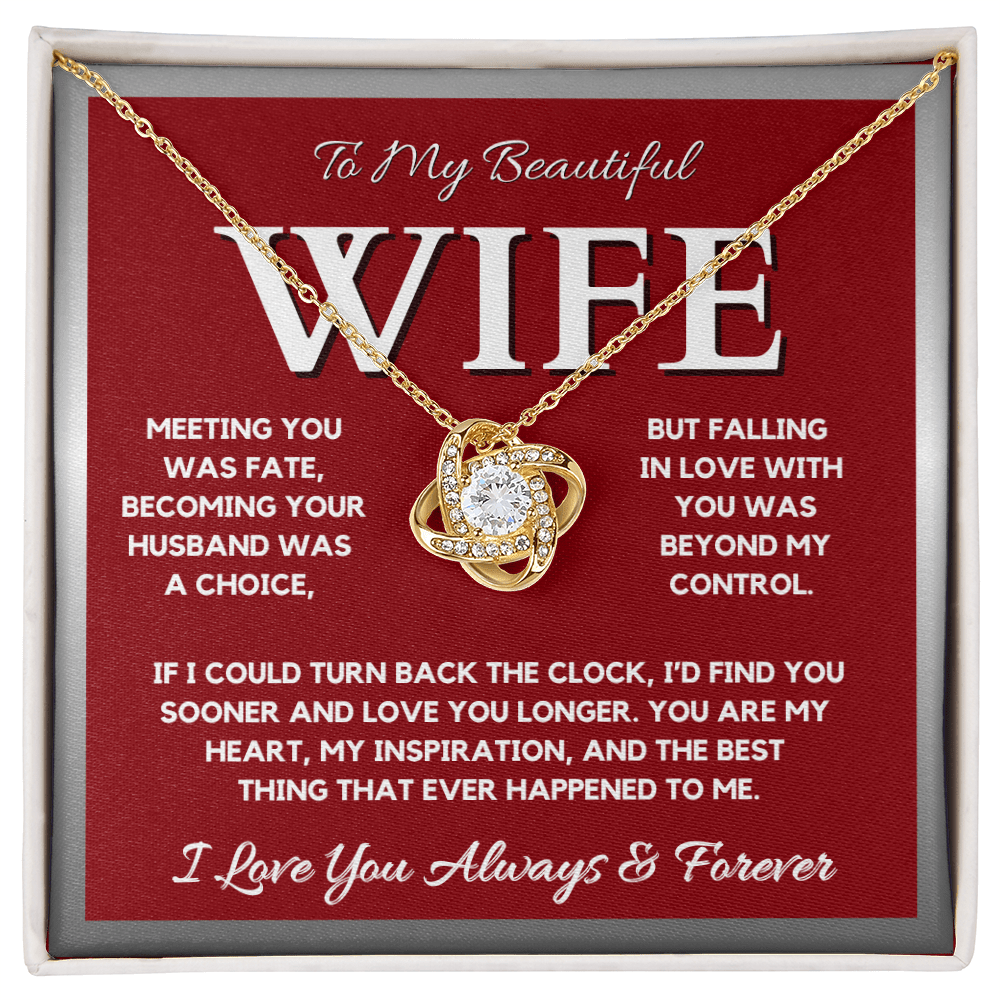 To My Beautiful Wife - "Meeting You Was Fate"