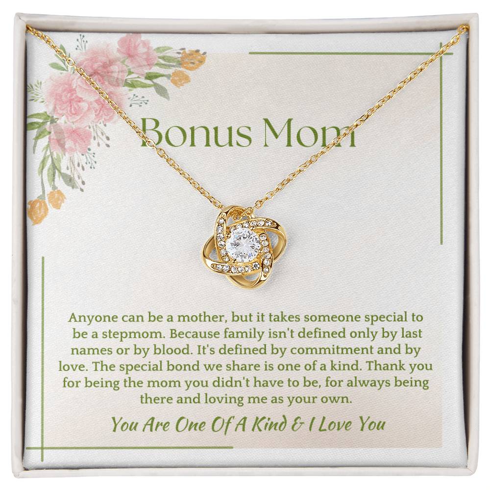Bonus Mom Gift | Stepmom Gift | Best Bonus Mom Necklace