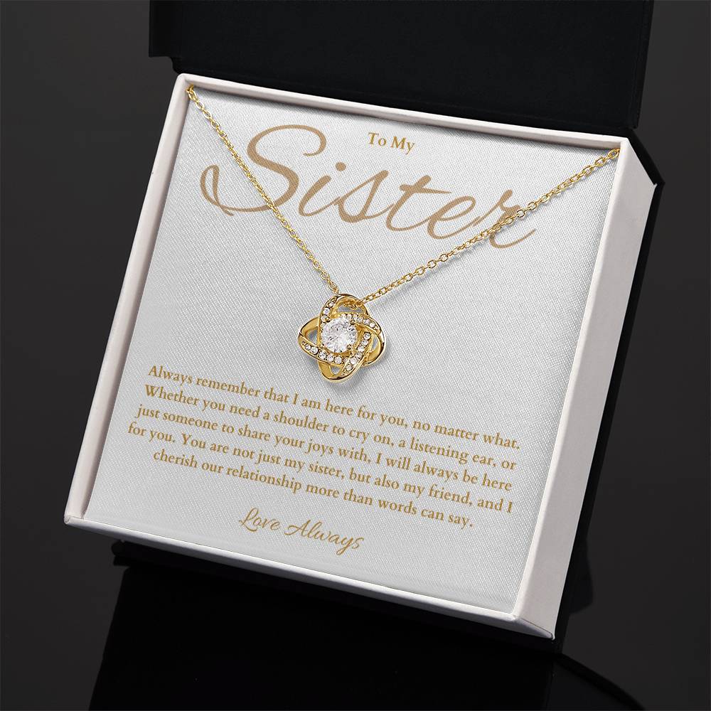 Sister Gift - Beautiful Necklace for Sister Birthday -