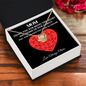 Mom Necklace - Heart and Home